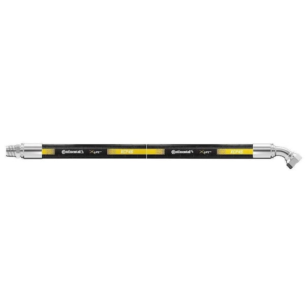 Continental Hydraulic Hose Assembly - 1/2" ID 18" Length - 3/8" MP x 5/8" FJX45 - 4060 psi XCP4-08,06MP-10FJX45,18 IN OAL - main